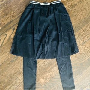 Gymboree tulle skirt with attached legging size7-8
